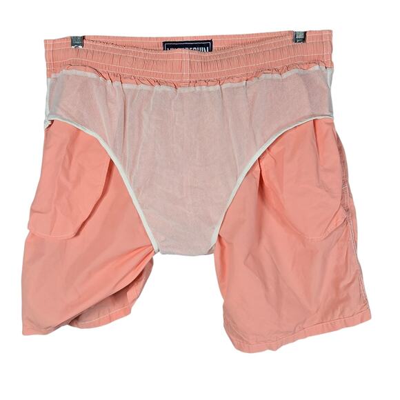 Vilebrequin Swim Shorts Mens 2XL Pink Moorea Swim Trunks Luxury Mesh Lined XXL - Picture 11 of 12
